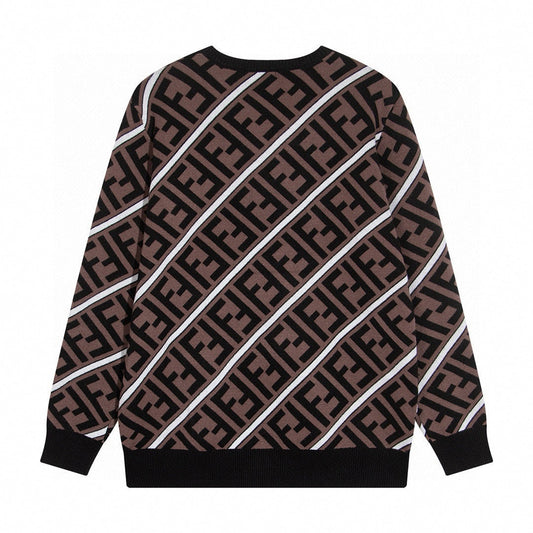 Luxury Monogram Knit Sweater – Unisex