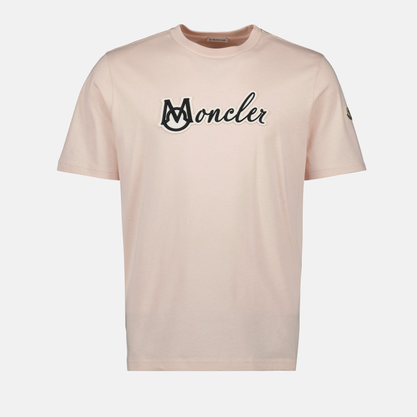 Light Pink Embroidered Logo T-Shirt