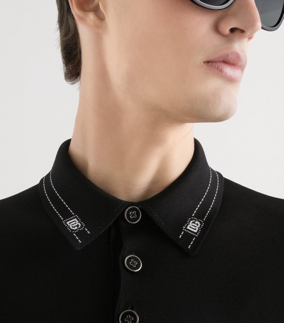 Silk Backstitched Polo Shirt