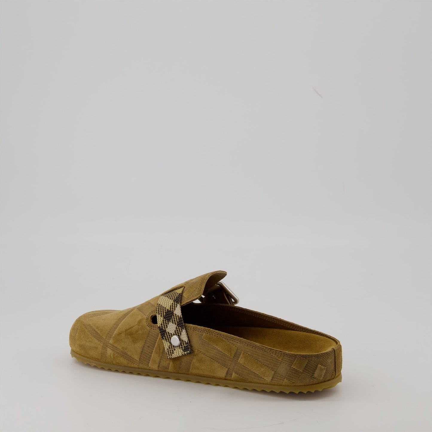 Check Buckle Clogs