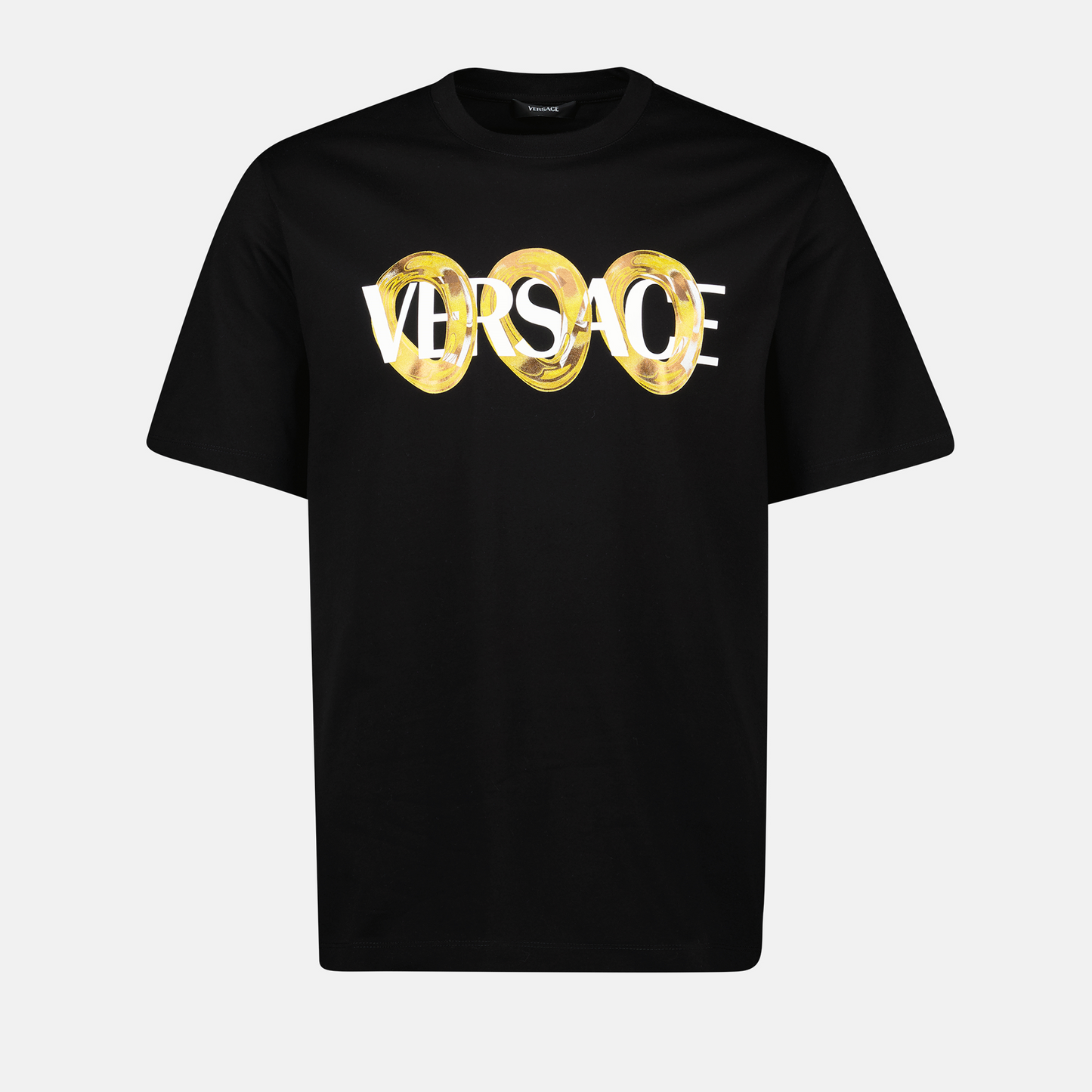 Black Maxi Chain Logo T-Shirt