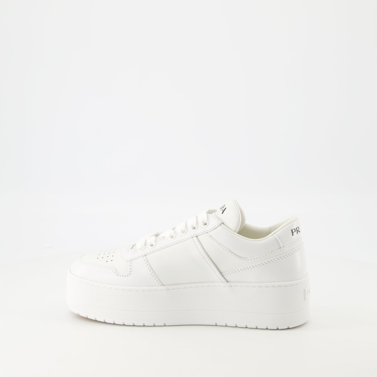 All-White Platform Sneakers