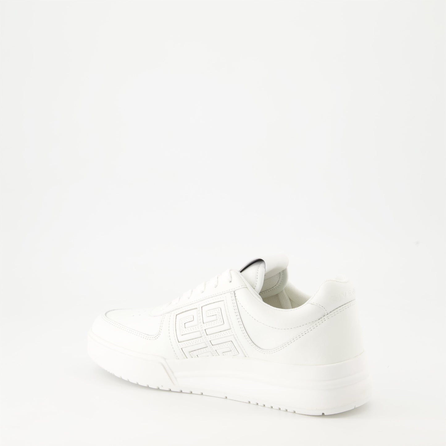White Monogram Sneakers