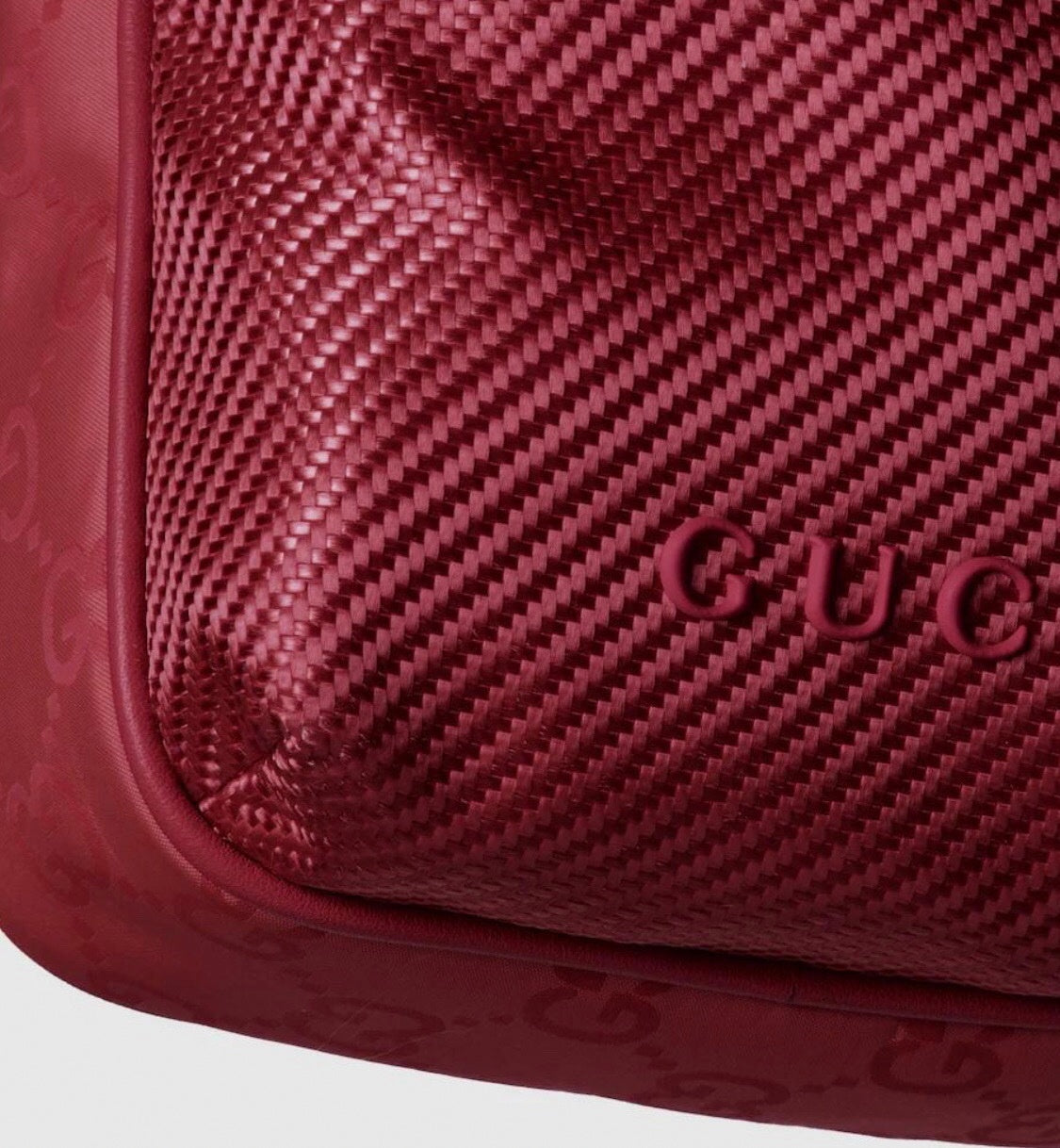Mini Red Crossbody Utility Bag