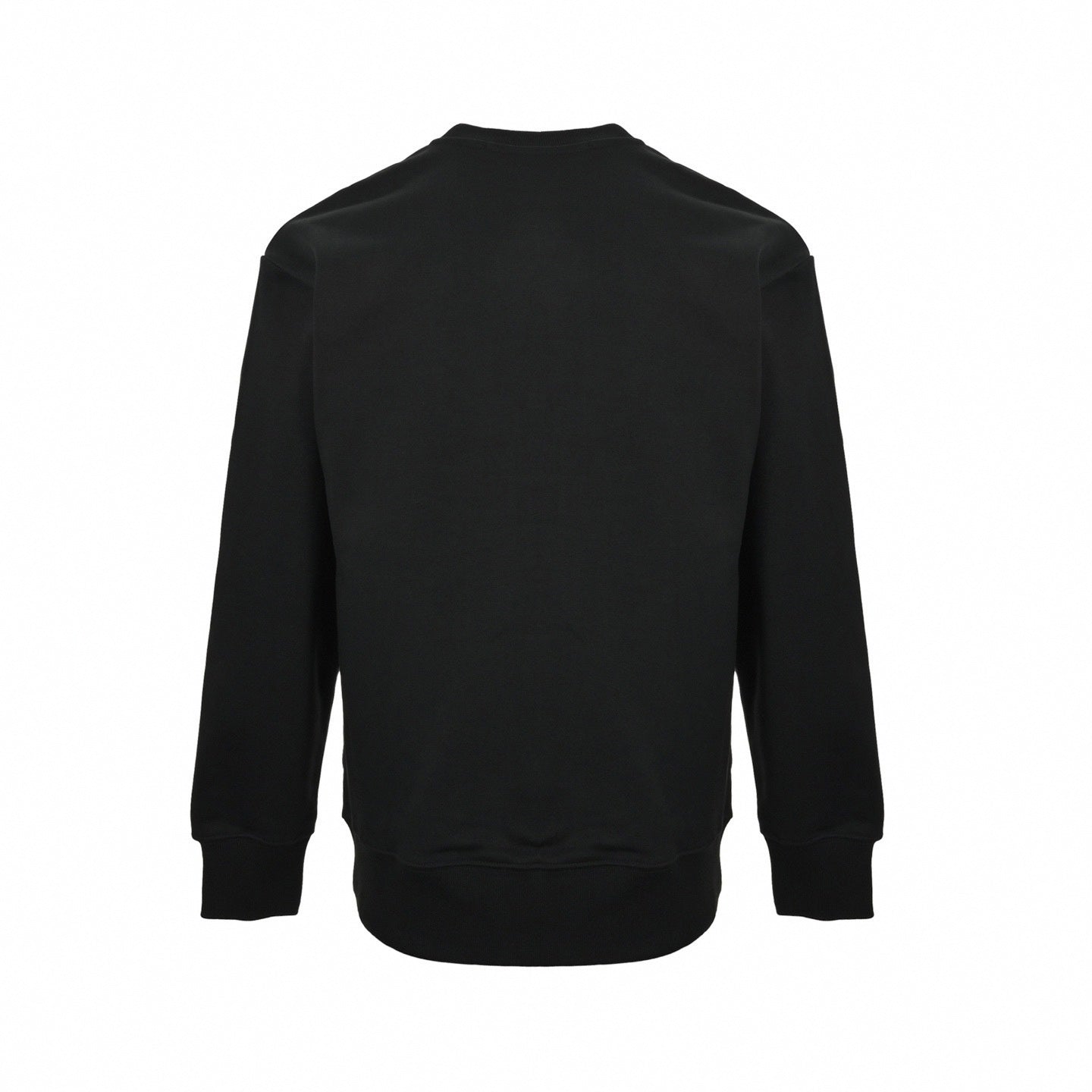 Embellished Crown Logo Crewneck Sweatshirt – Black