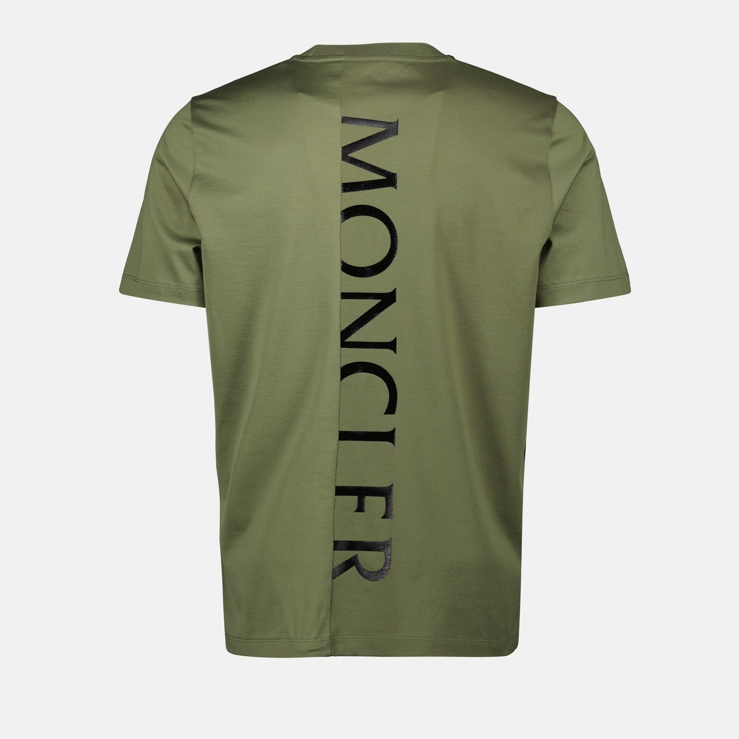 Khaki Vertical Logo T-Shirt
