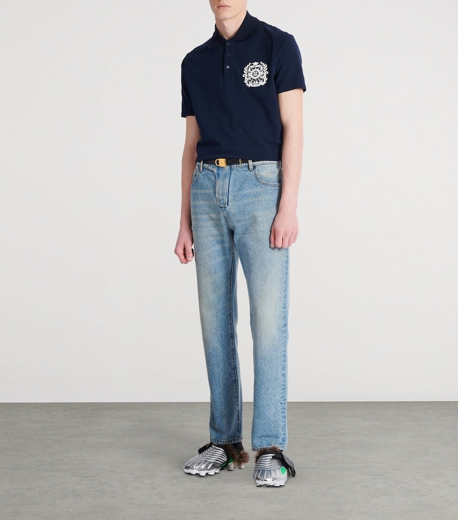 Crest Cotton Polo Shirt