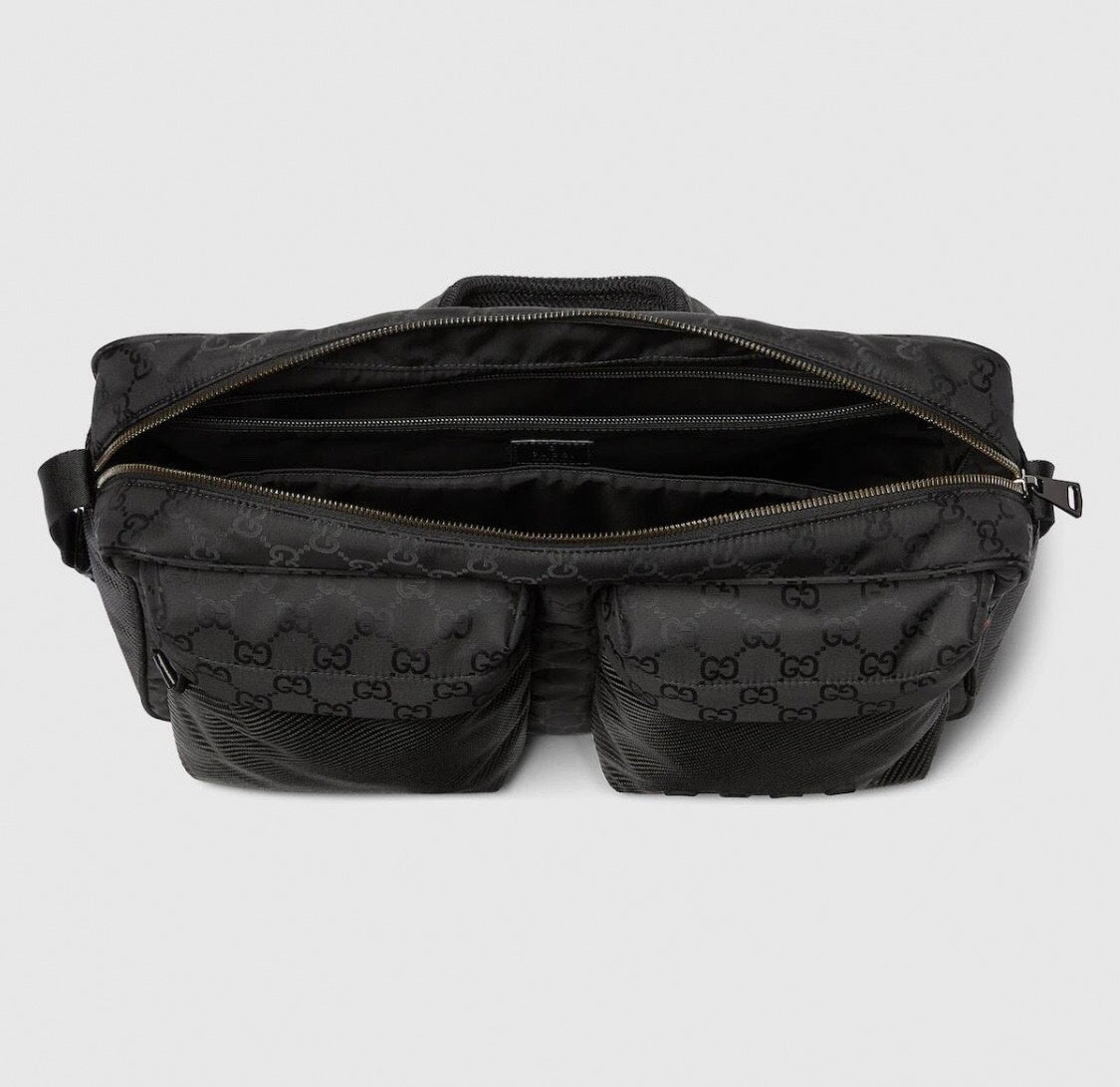 Black Crossbody Utility Bag