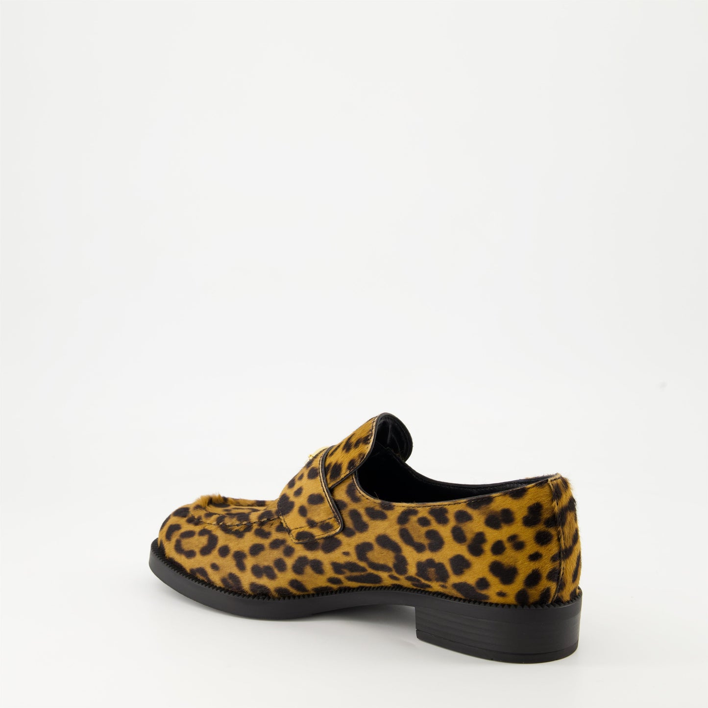 Leopard Haircalf Loafers