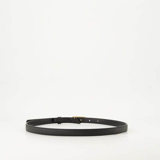 Saffiano Leather Belt