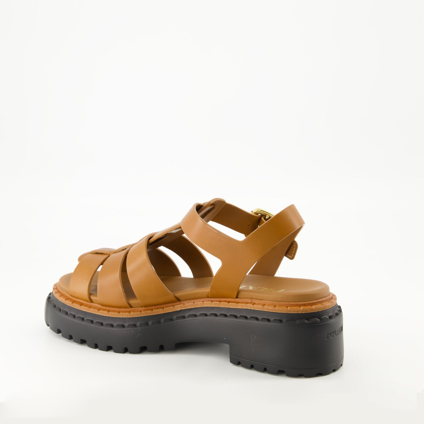 Leather Platform Sandals