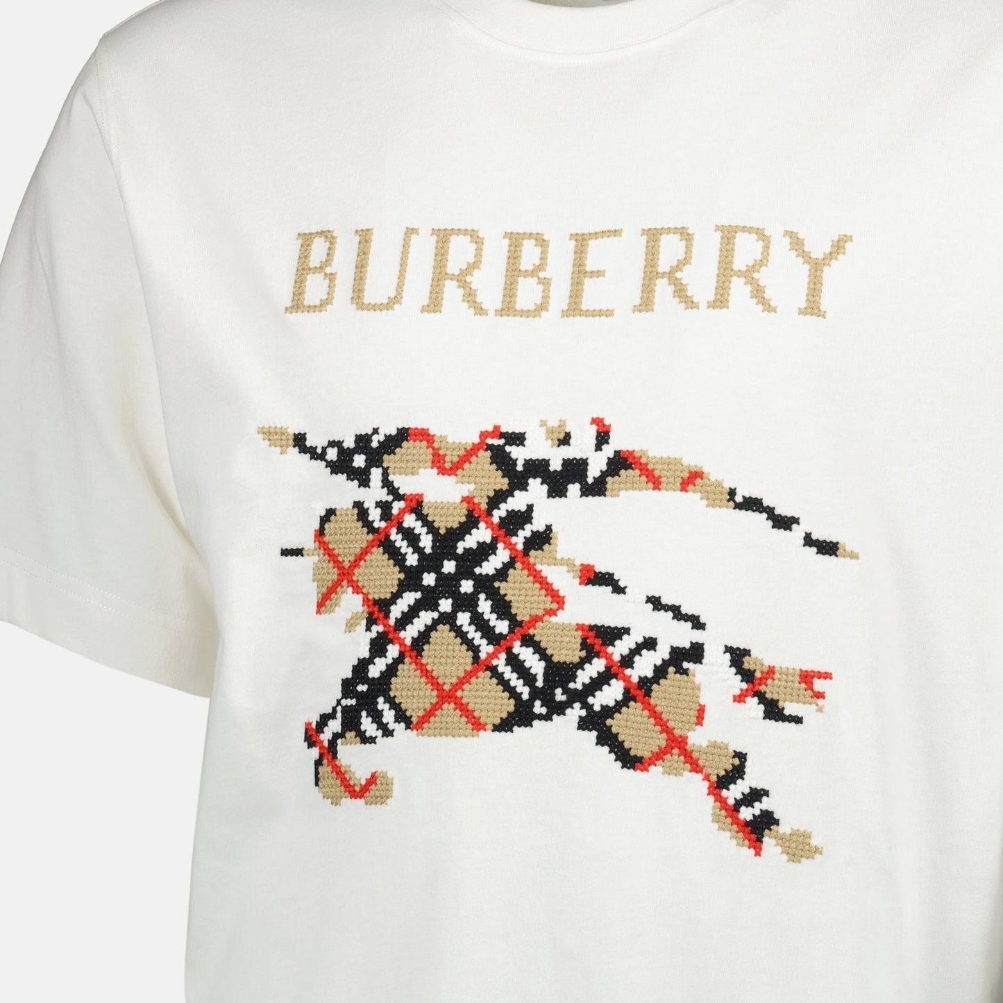 White EKD Embroidered T-Shirt