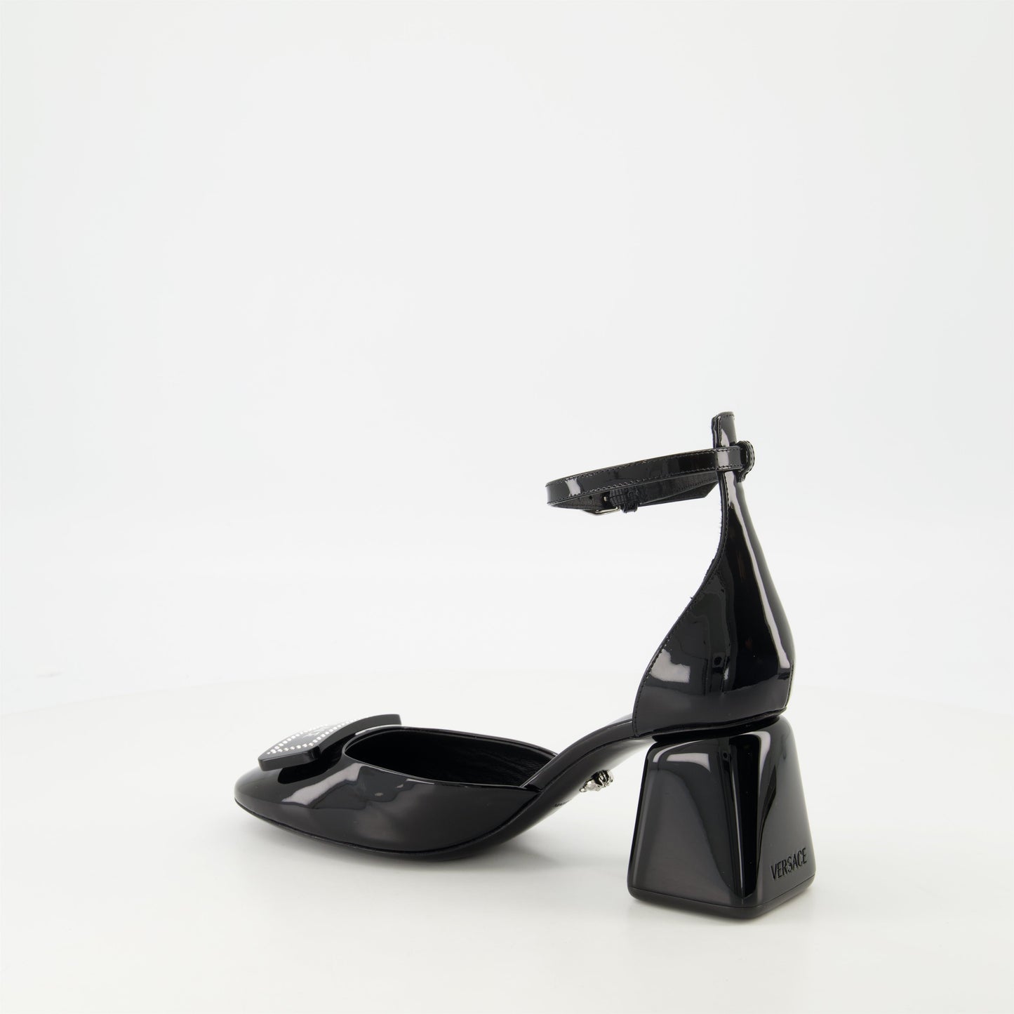 Ankle-Strap Block Heel Sandals