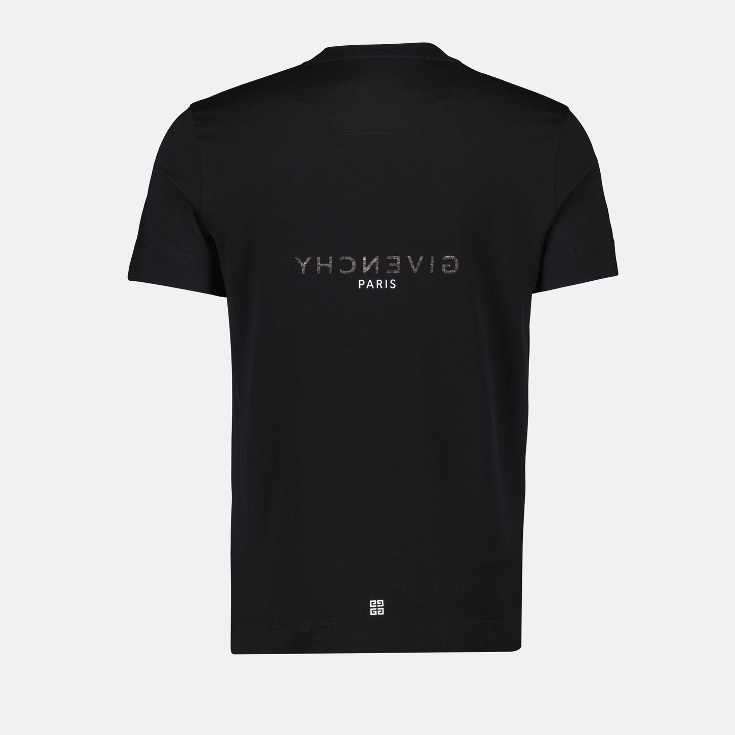 Black Logo Cotton T-Shirt