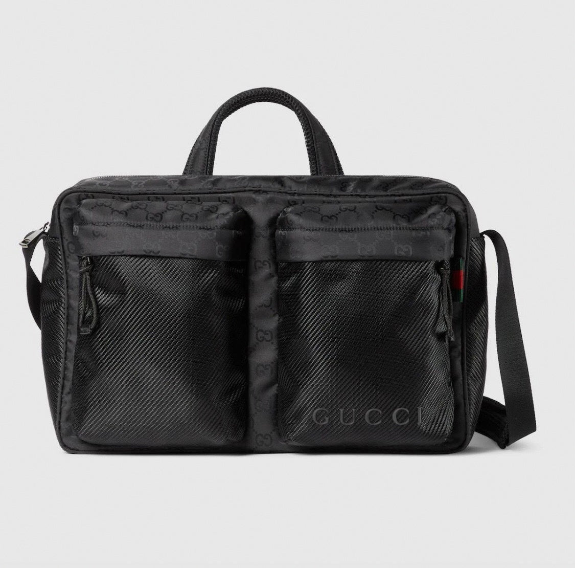 Black Crossbody Utility Bag