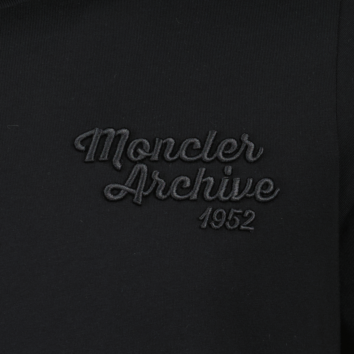 Black Embroidered Logo T-Shirt