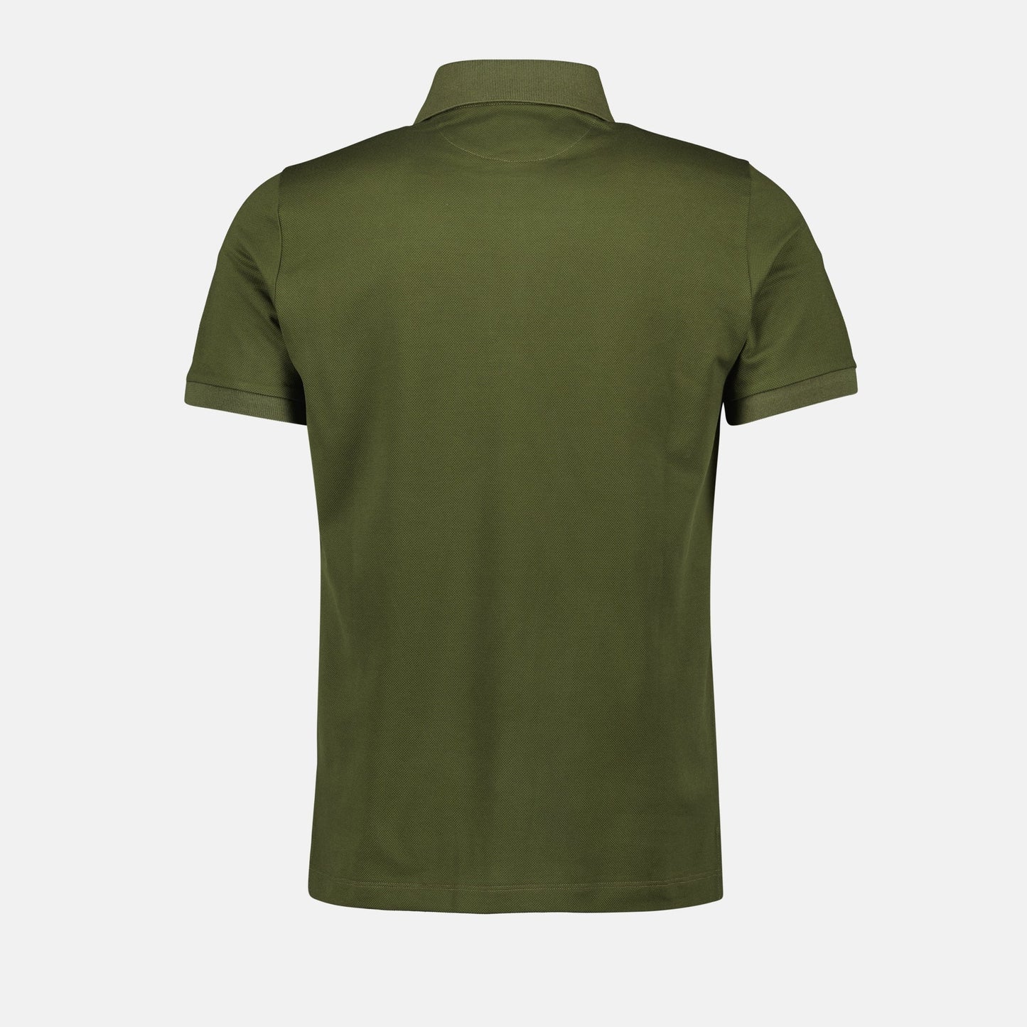 Fendi Olive Green Polo Shirt with Tonal FF Logo