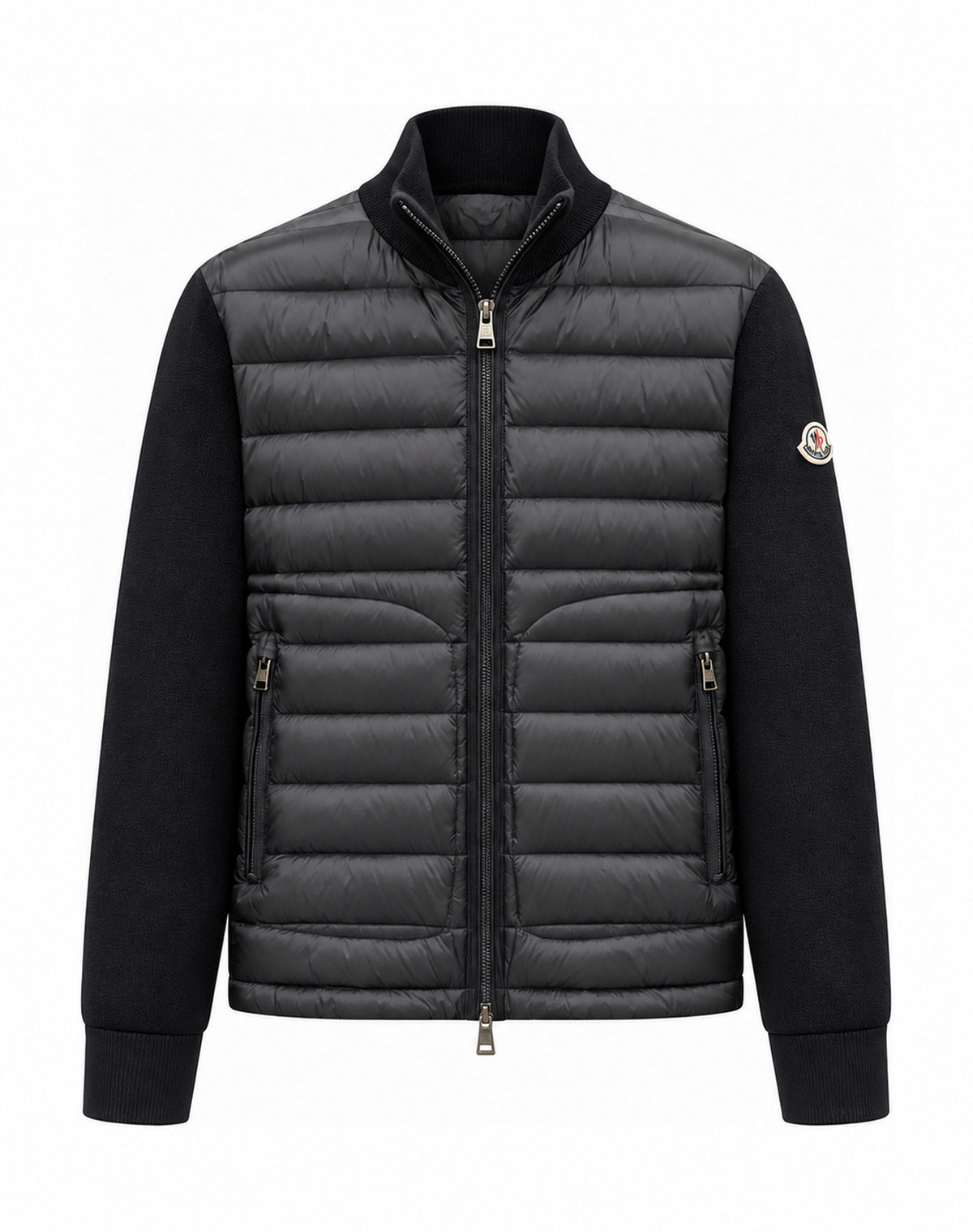 Quilted Zip Cardigan