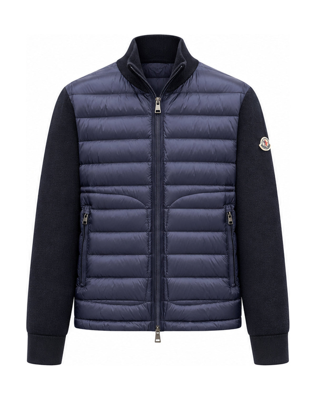 Quilted Zip Cardigan