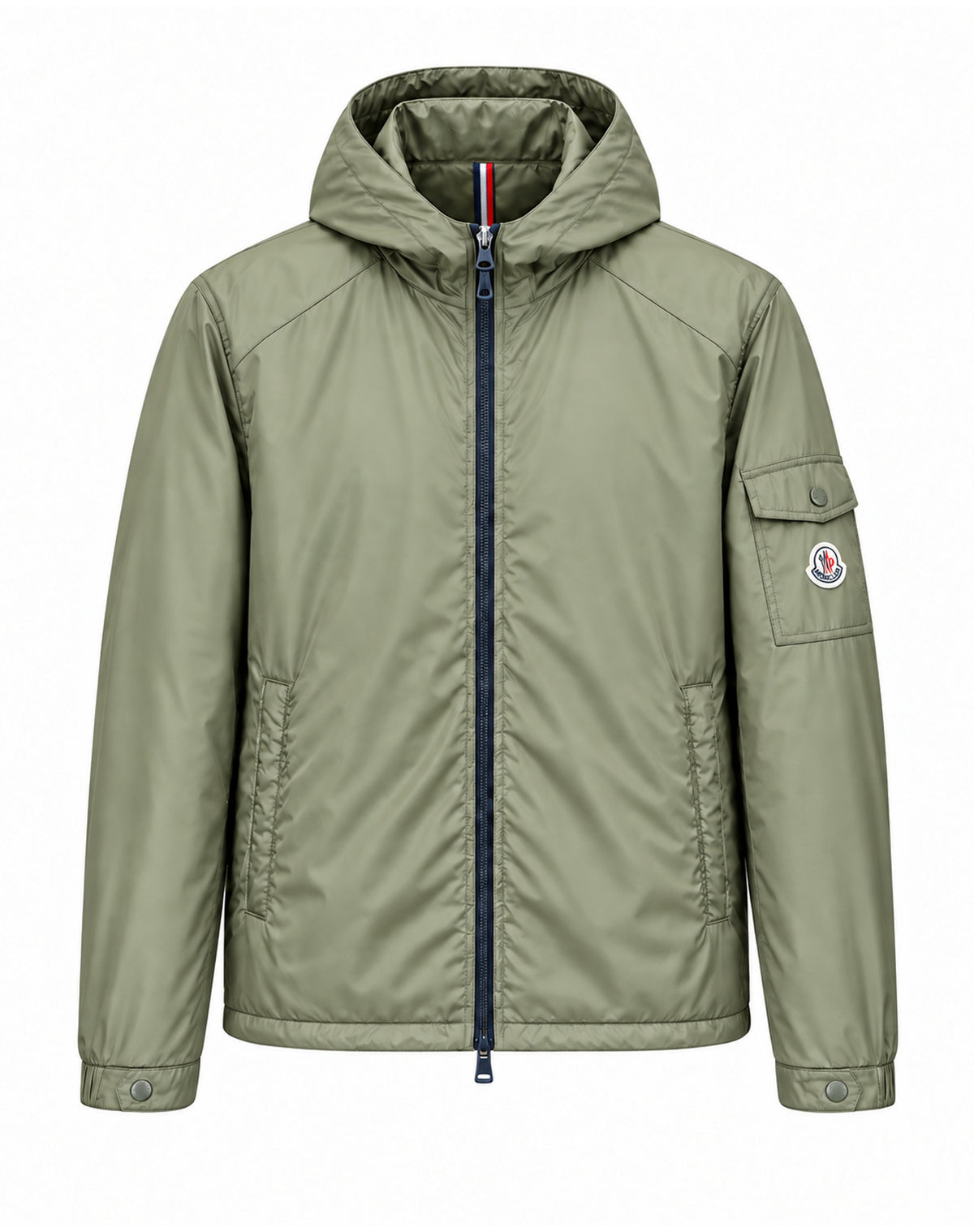 Sleeve-Pocket Hooded Jacket – Black & Olive