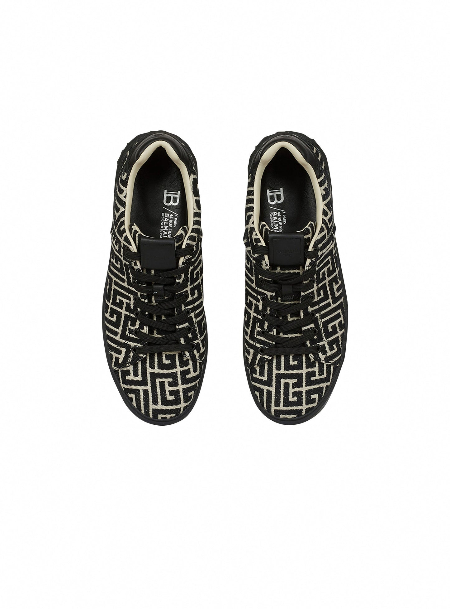 Monogram jacquard B-Court sneakers
