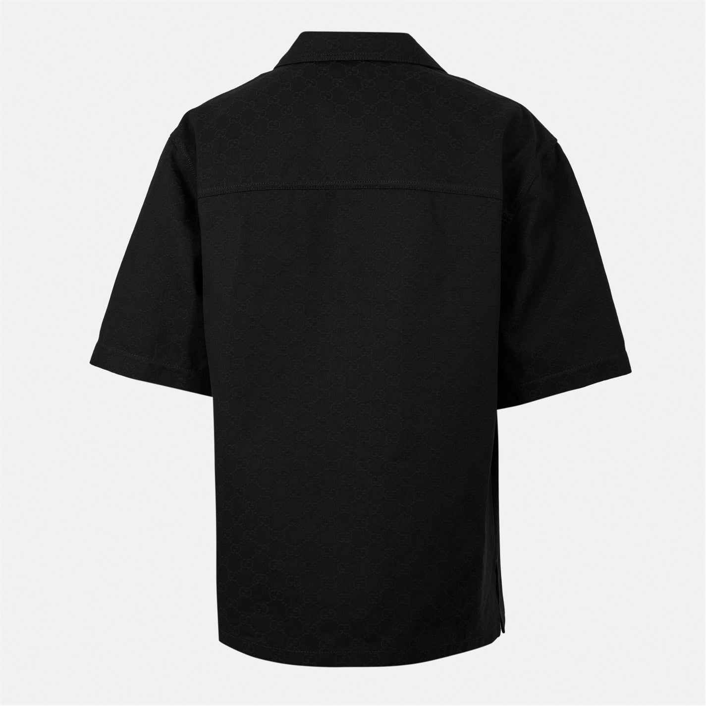 GG Denim Short-Sleeved Shirt