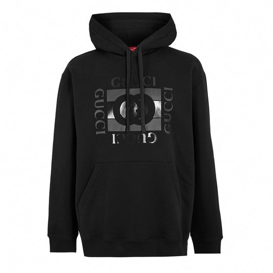Logo Print Pullover Hoodie