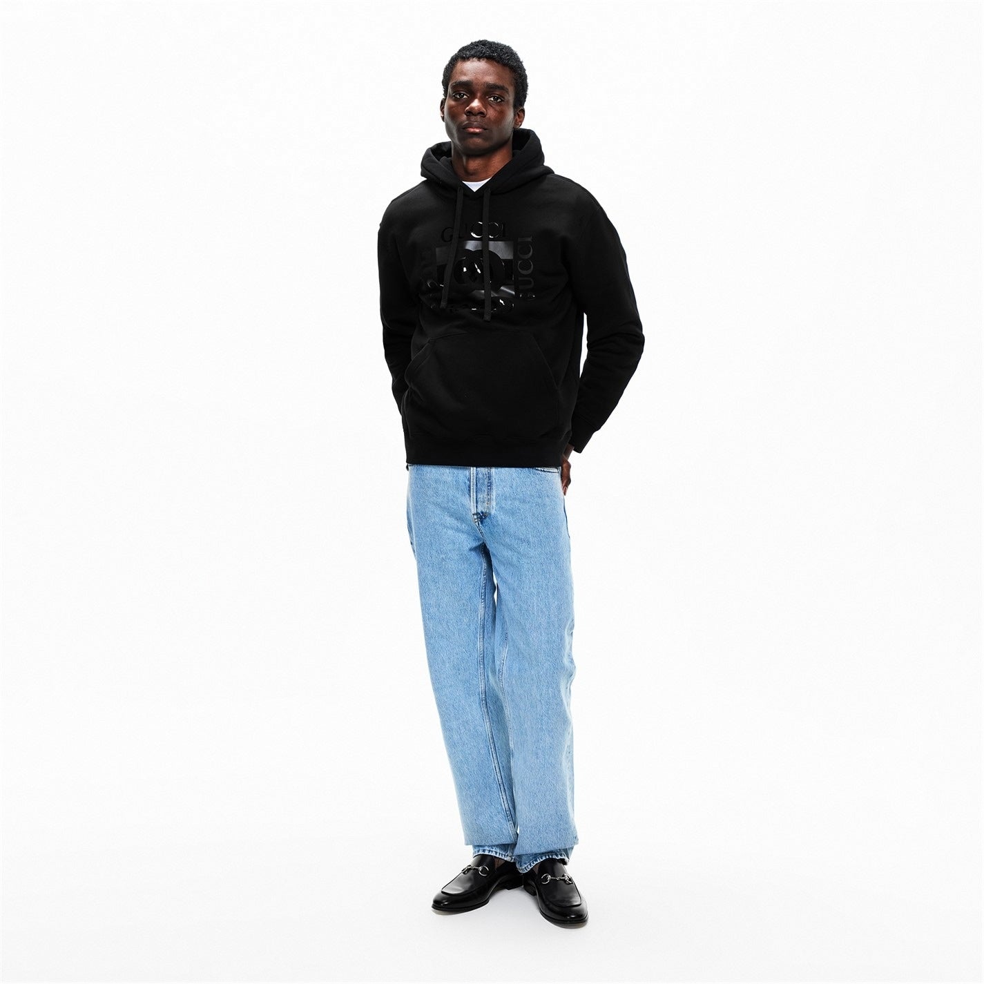 Logo Print Pullover Hoodie