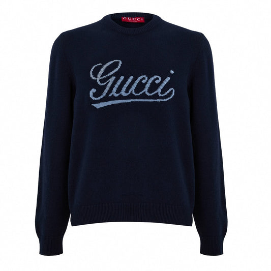 Script Logo Crew Neck Jumper