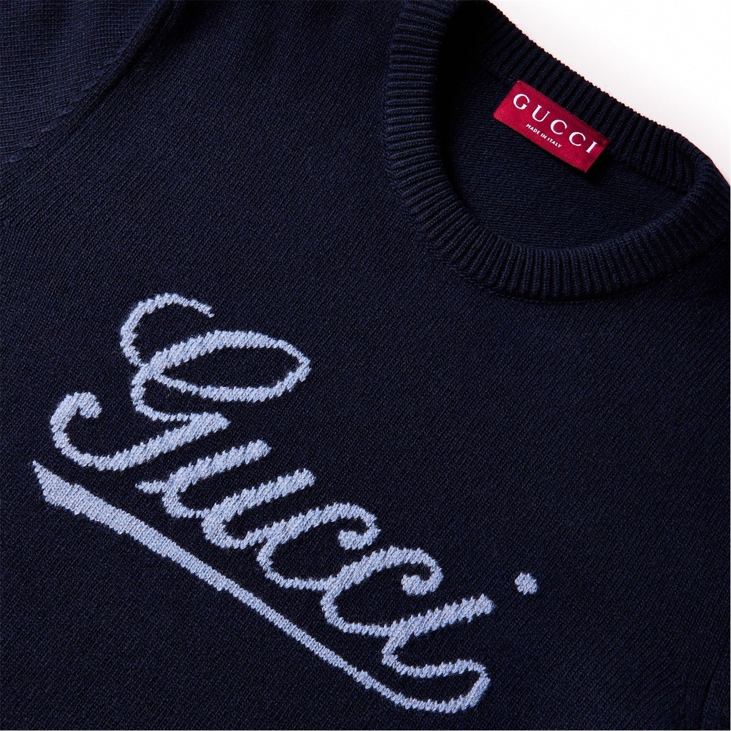 Script Logo Crew Neck Jumper