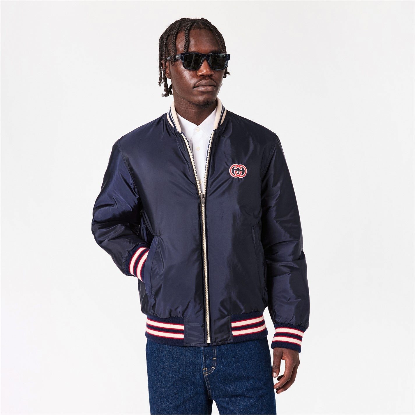 Reversible GG Bomber Jacket