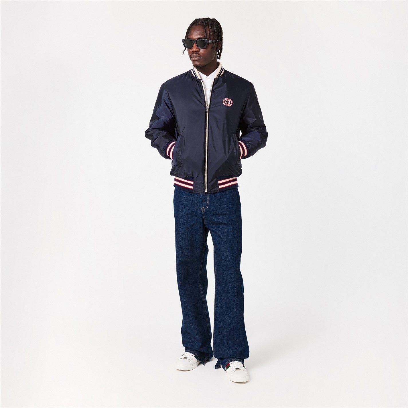 Reversible GG Bomber Jacket