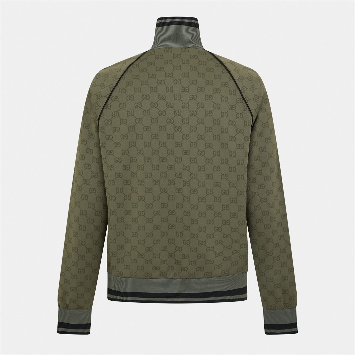 GG Military Monogram Zip Tracksuit Top