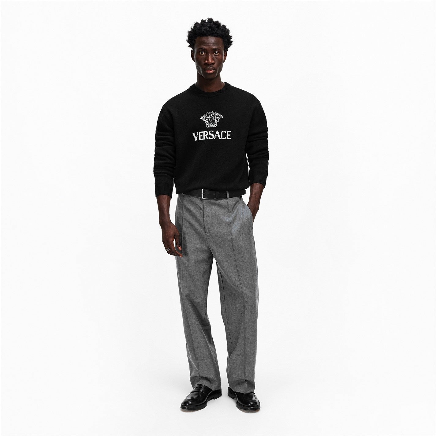 Medusa Logo Crew Neck Jumper