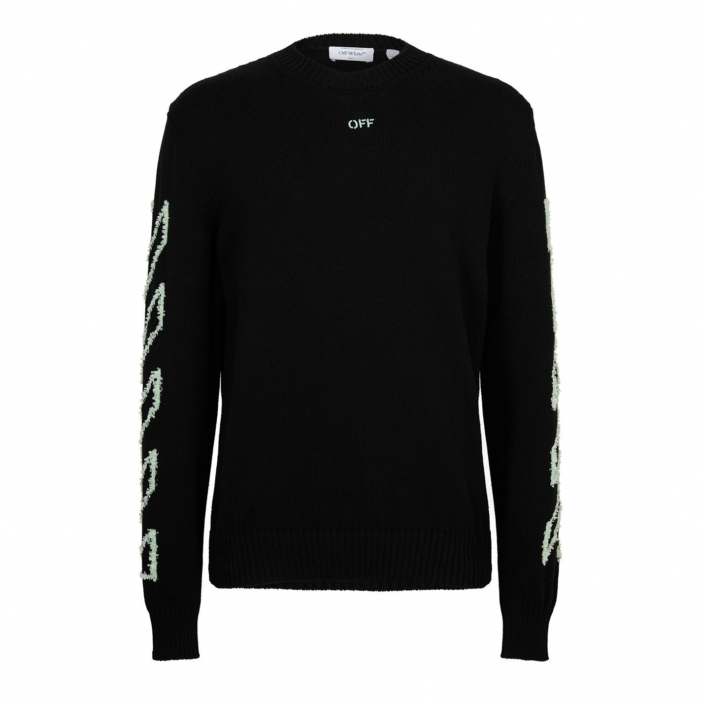 Diagonal Arrow Crew Neck Jumper
