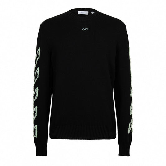 Diagonal Arrow Crew Neck Jumper