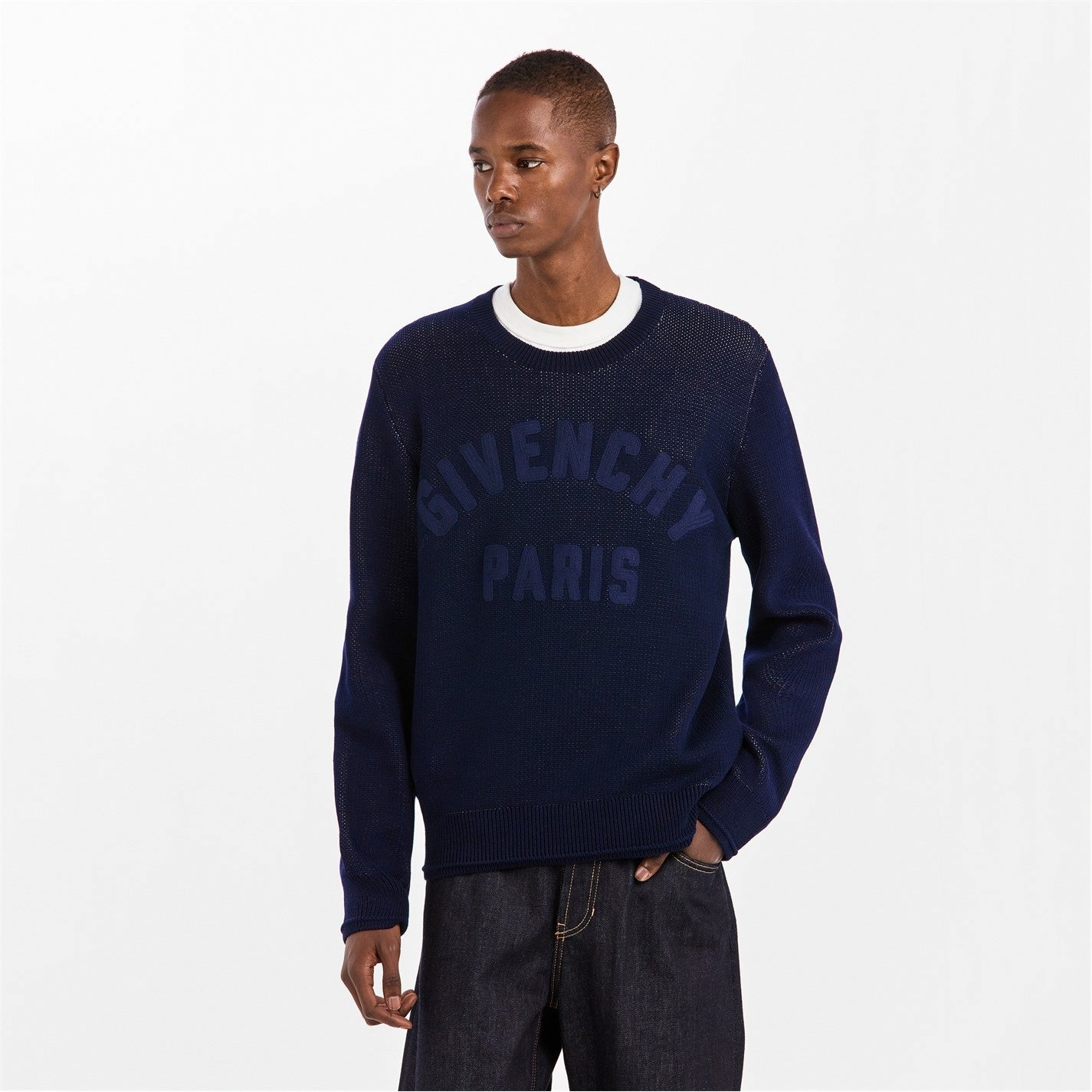 Men's GIV Logo Crew Neck Jumper