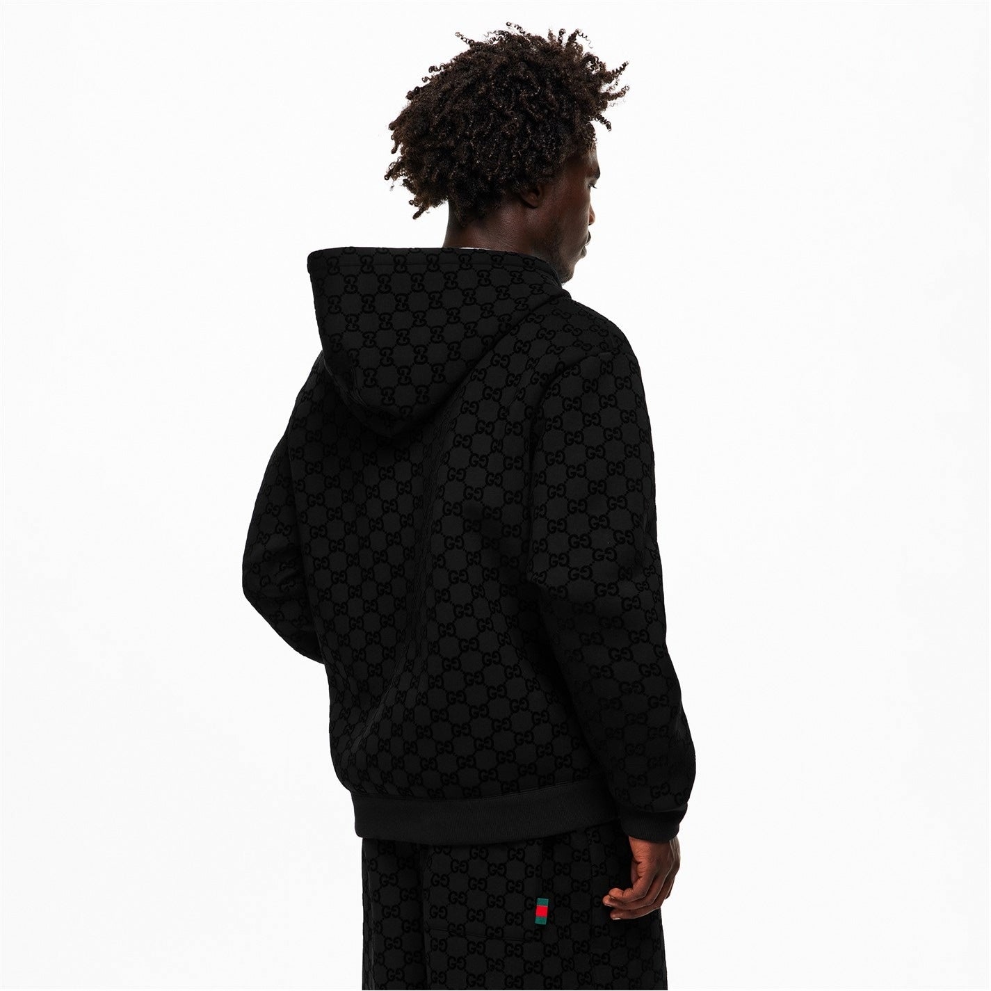 GG Flock Zip Hoodie