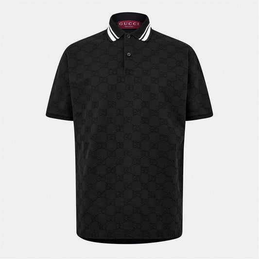 GG Jacquard Cotton Polo Shirt
