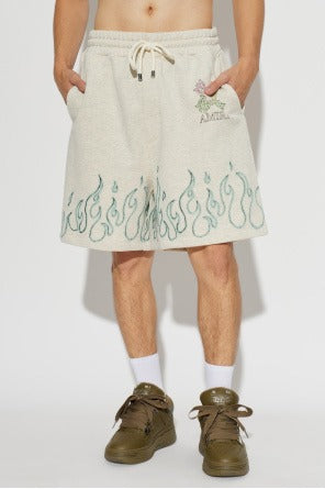 Men’s Grey Logo Shorts