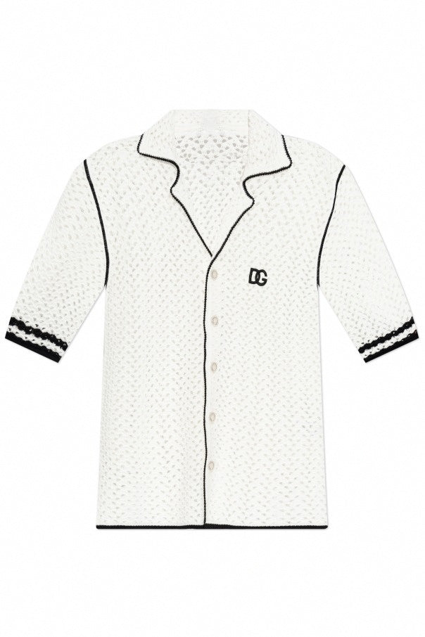 Men’s White Short-Sleeve Shirt