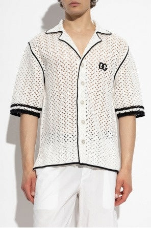 Men’s White Short-Sleeve Shirt