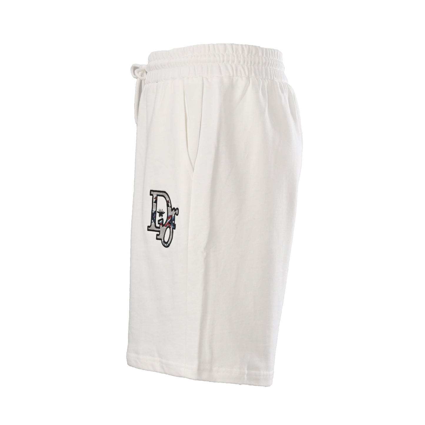 White Logo Shorts