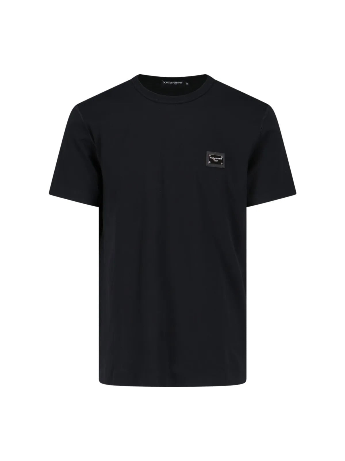 Logo Plaque Crewneck T-Shirt