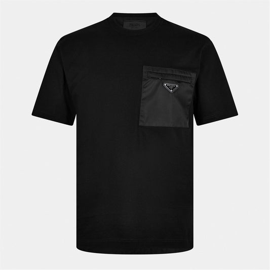 Badge Pocket Cotton T-Shirt