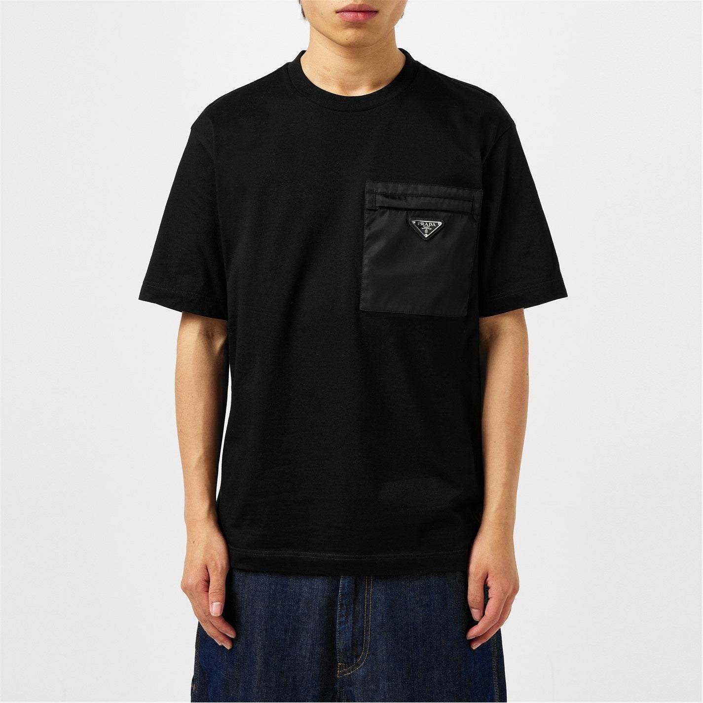 Badge Pocket Cotton T-Shirt