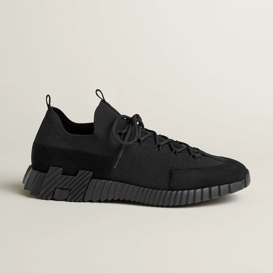 Lift Knit Slip-On Sneakers in Black