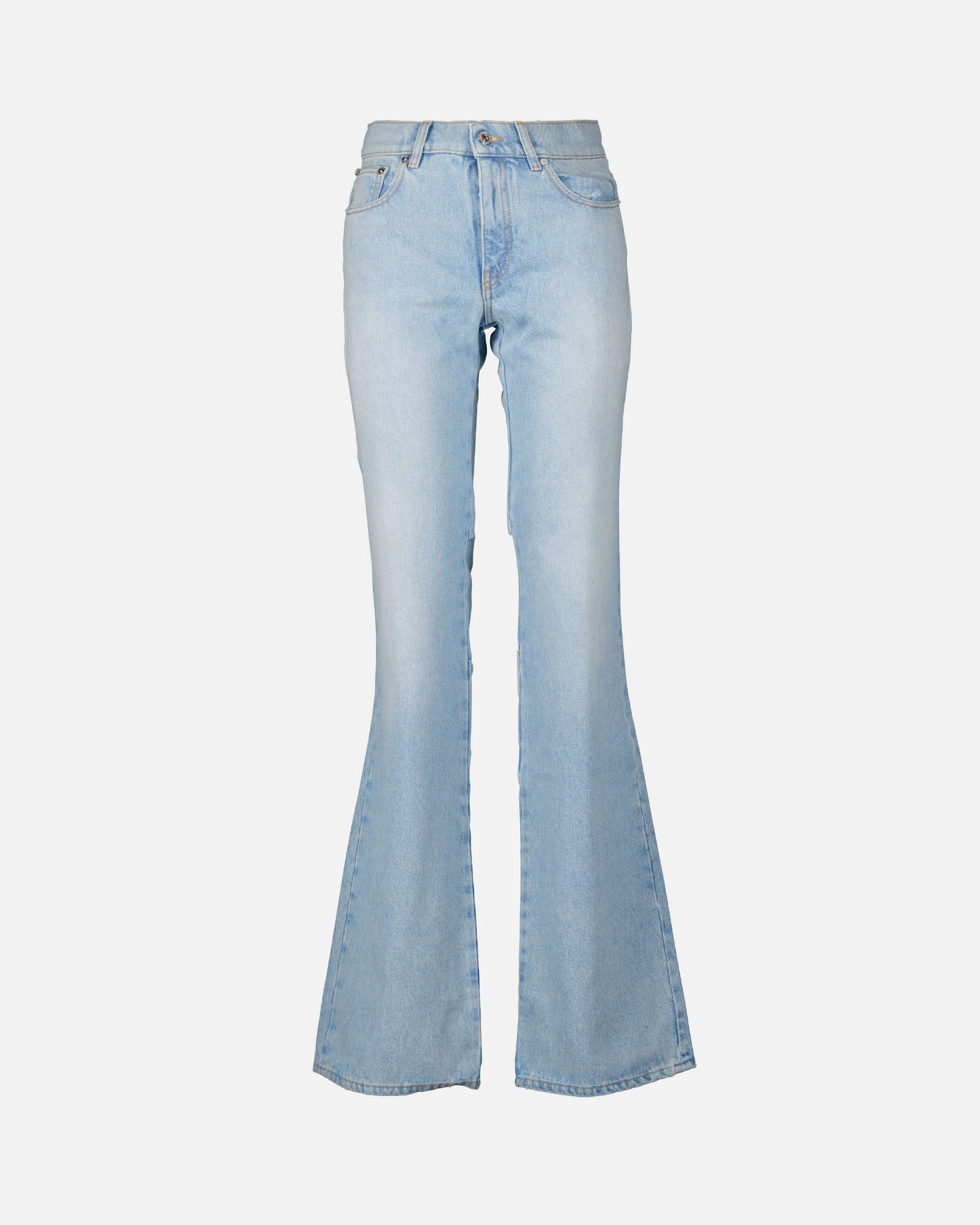 High-Rise Flared Denim Jeans