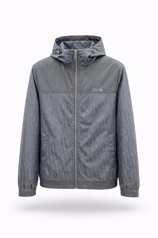 Dior Oblique Hooded Windbreaker Jacket