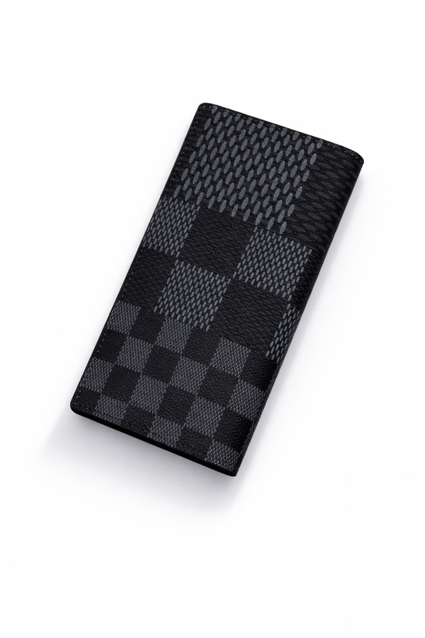 Damier Patchwork Card Holder, Wallet – Black